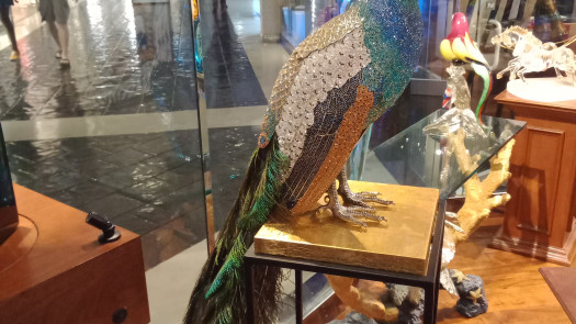 Peacock - Full Size Crystal Sculptures