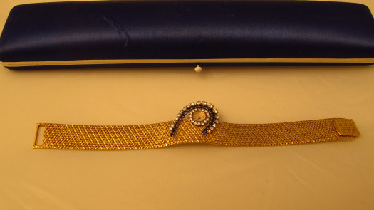 Vacheron Constantin Ladies  Watch,18KGold DiaSapph