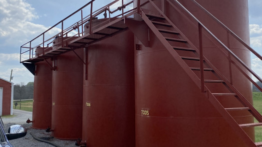 Producing Oil Well and New Development Drill