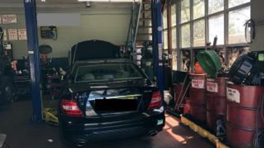 Two Bay Auto Repair w/ Inspection Machine
