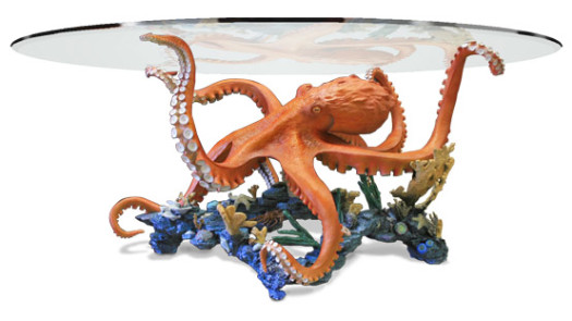 Octopus Bronze Tables and Sculptures