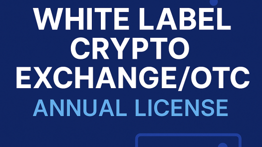 White Label Crypto Exchange/OTC Annual License