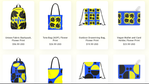 Print on Demand Vegan Bags Website Business