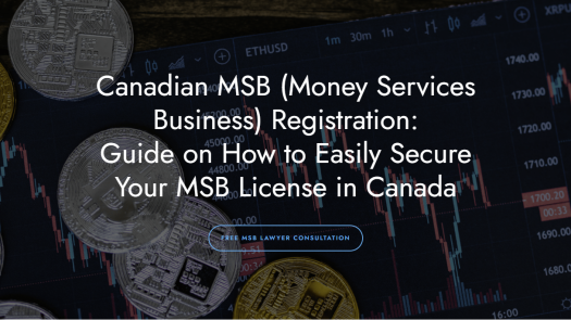 New Cryptocurrency MSB in Canada - Avoid MiCA