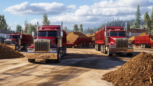 Specialty Trucking, Landscaping Bark Manufacturing