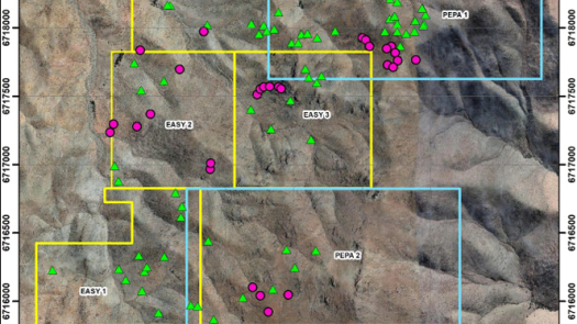 Greenfield in Porphyry District with Cu-Au.