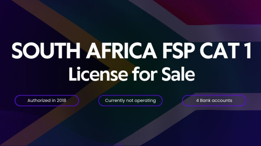 South Africa FSP (FSCA CAT 1) for Sale