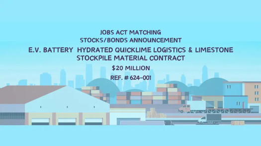 Invest / JOBS Act / E.V. logistics / $20M