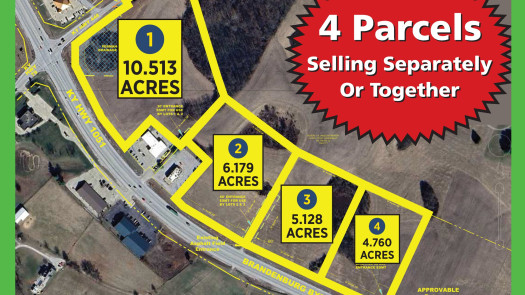 Absolute Auction – 26+/- Acres of Com. Dev. Land