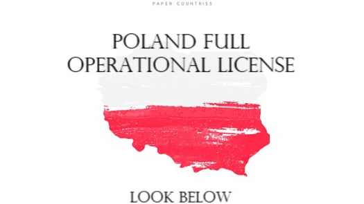 Polish BPI License For Sale + Full Operational Pac