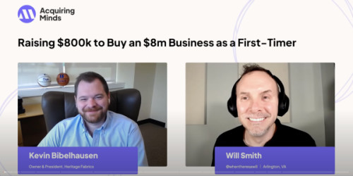 Bedridden to Businessman: Raising $800k from Individual Investors to Buy an $8 Million Biz