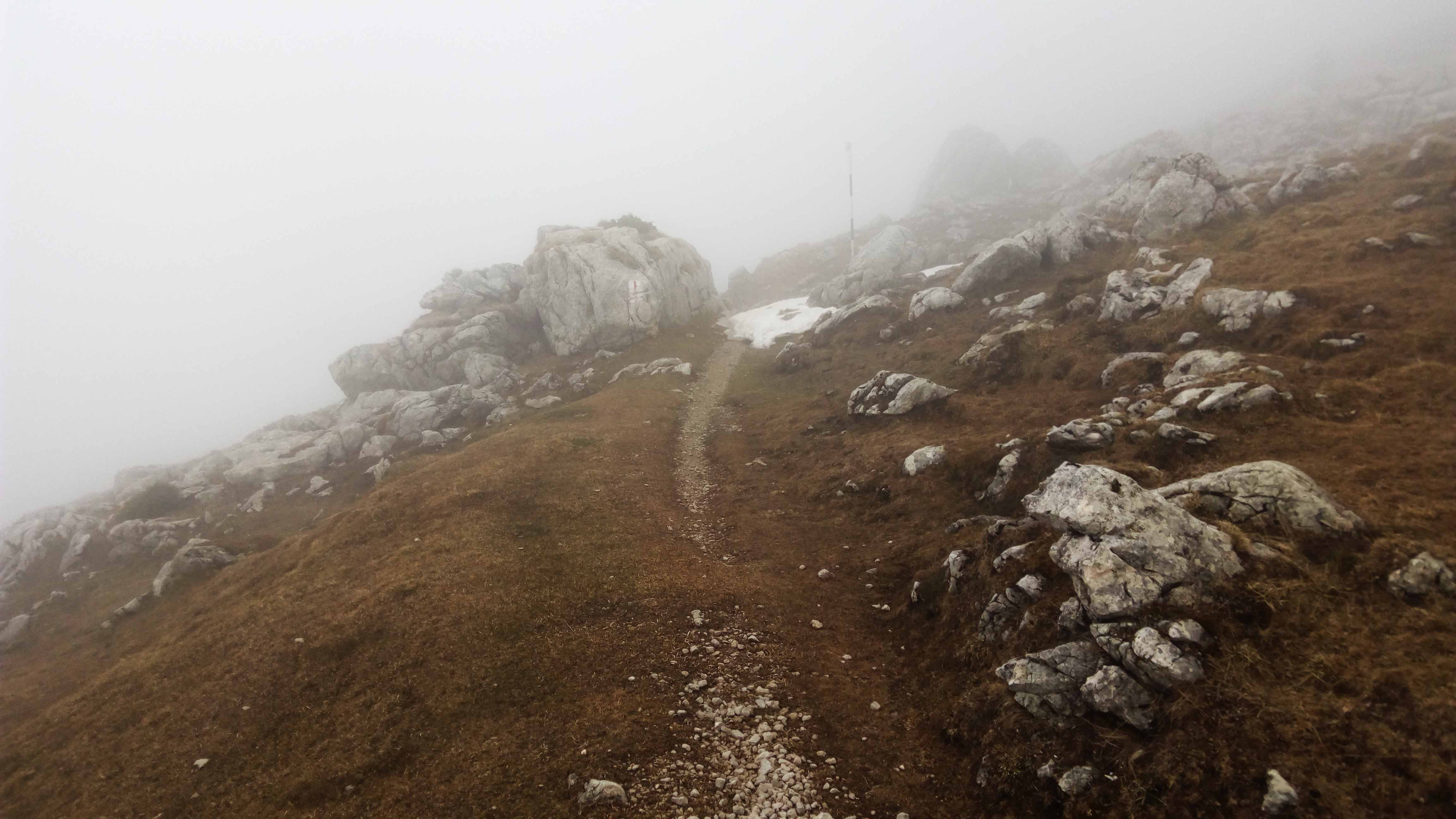 ceata la intoarcere din bucegi spre moeciu