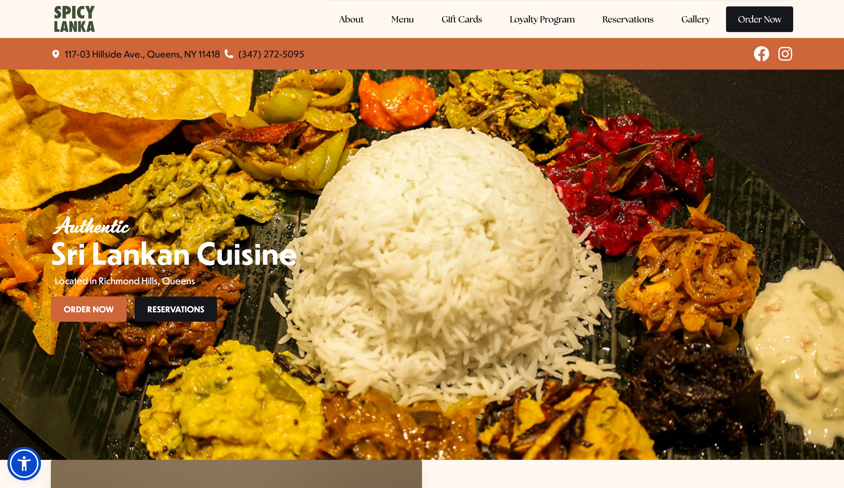 Spicy Lanka website
