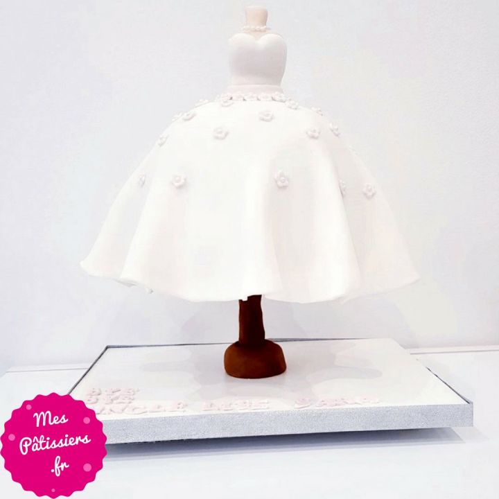 Gâteau robe de princesse