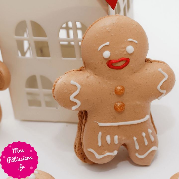 Macarons "Bonhomme de pain d’épice"