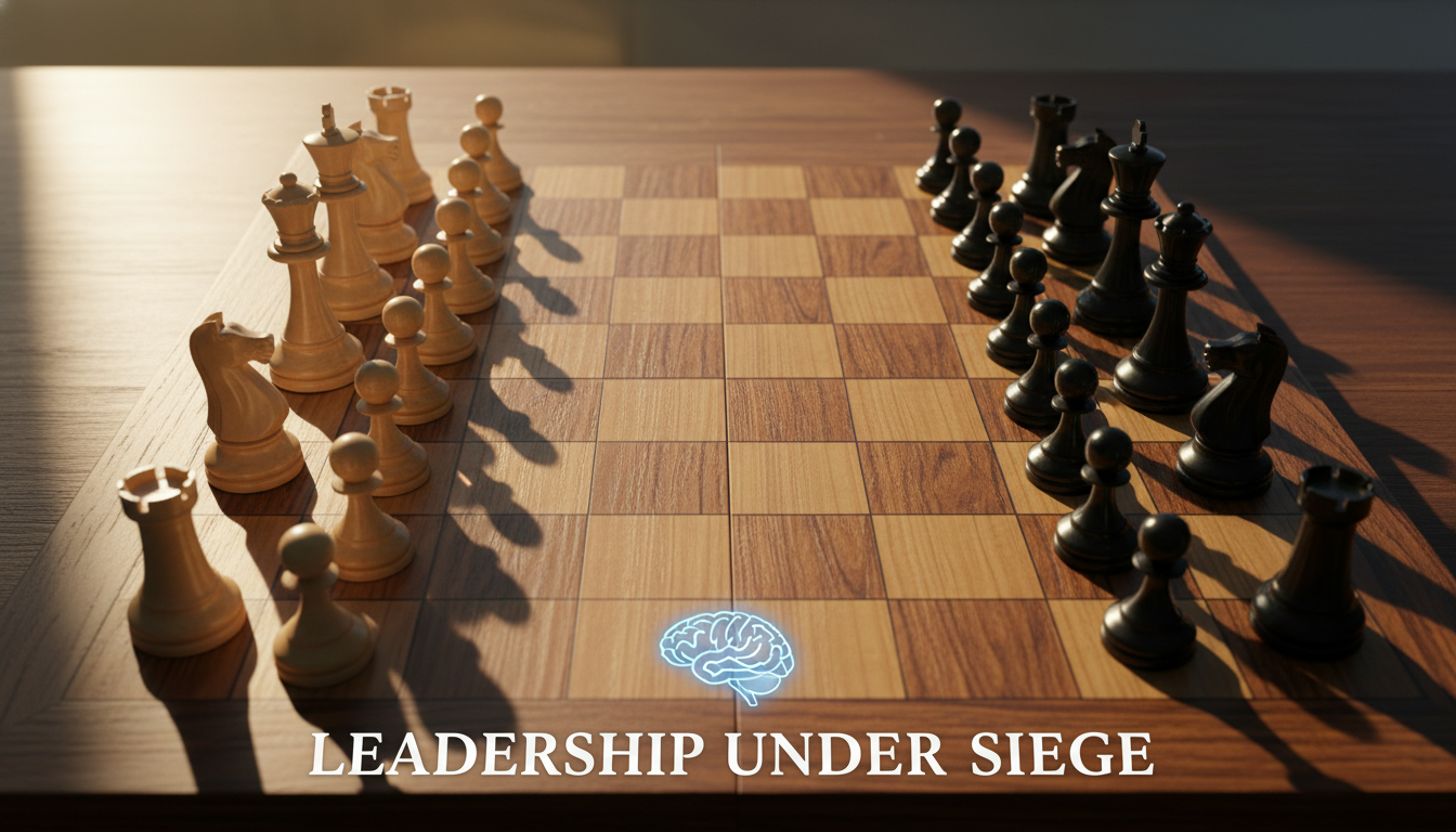 Strategic decision making under pressure illustrated through chess game symbolism