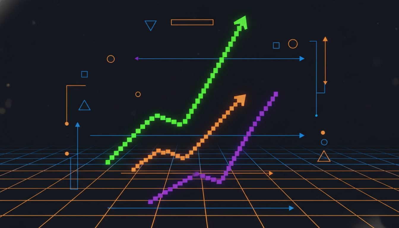Chart showing diverging performance between AI power users and average developers