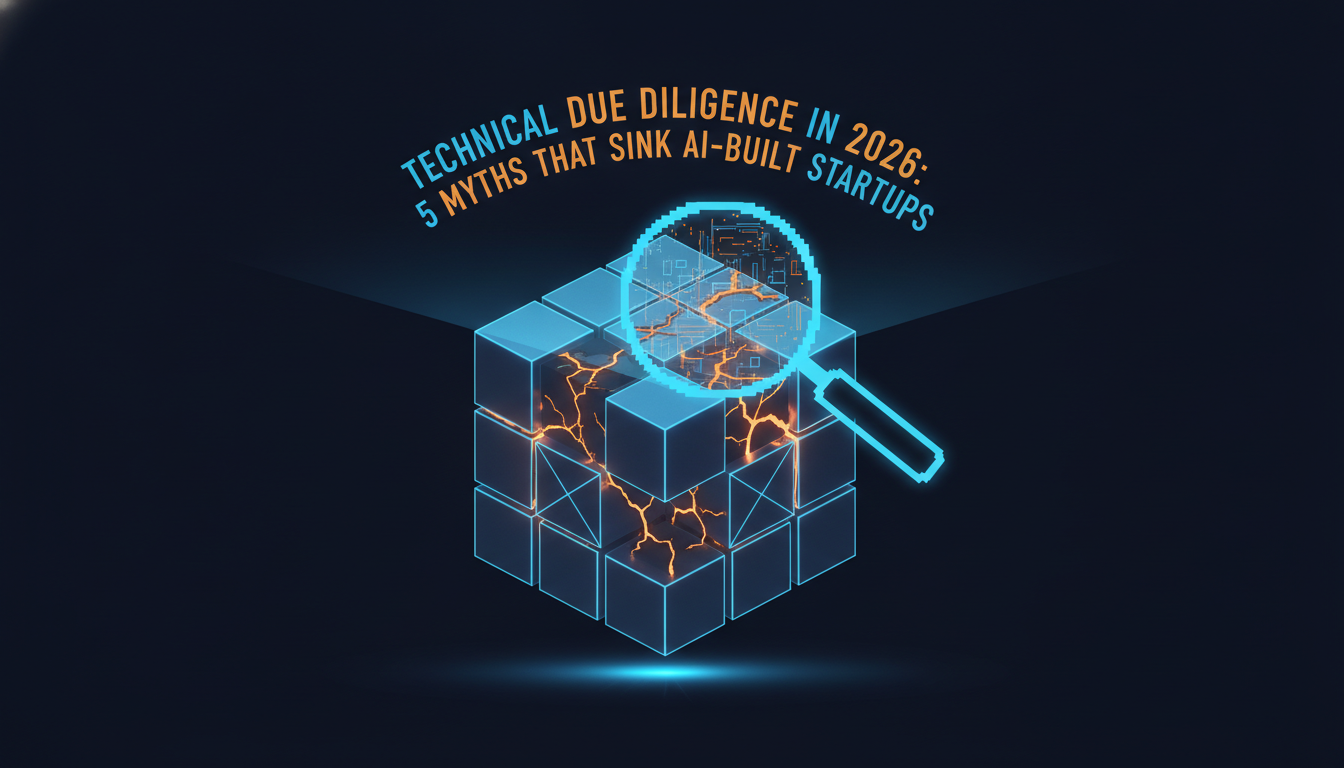 Technical Due Diligence in 2026: 5 Myths That Sink AI-Built Startups