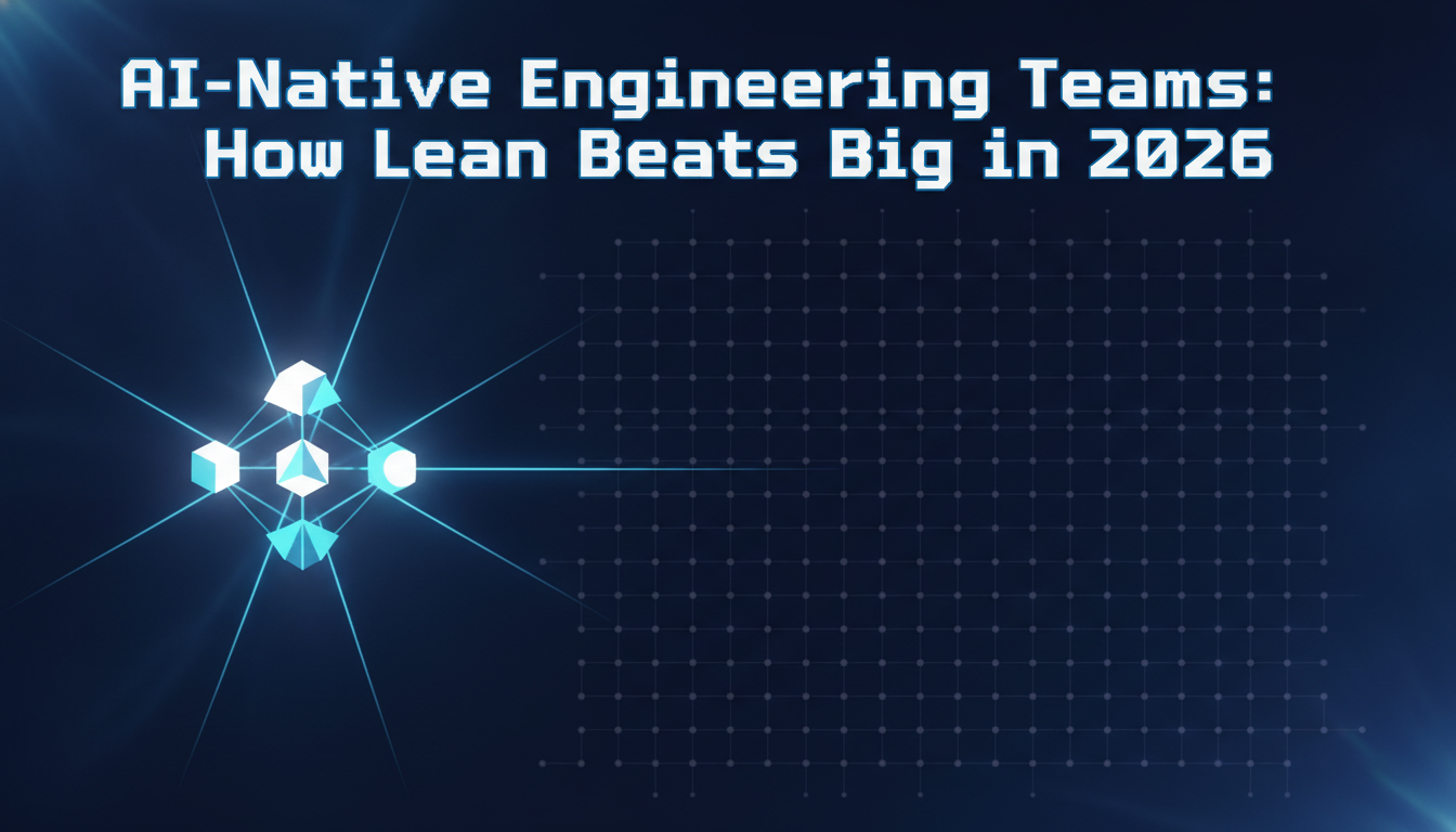 AI-Native Engineering Teams: How Lean Beats Big in 2026