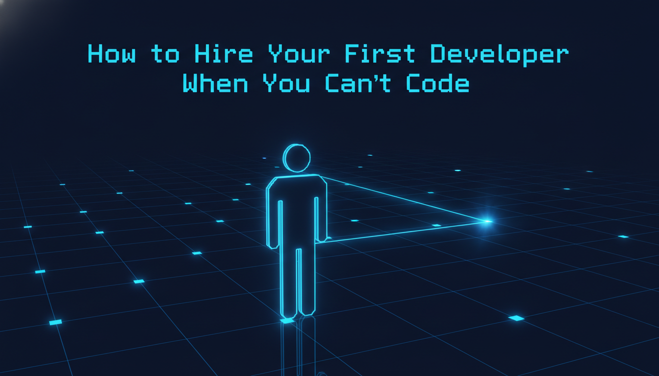 How to Hire Your First Developer When You Can't Code