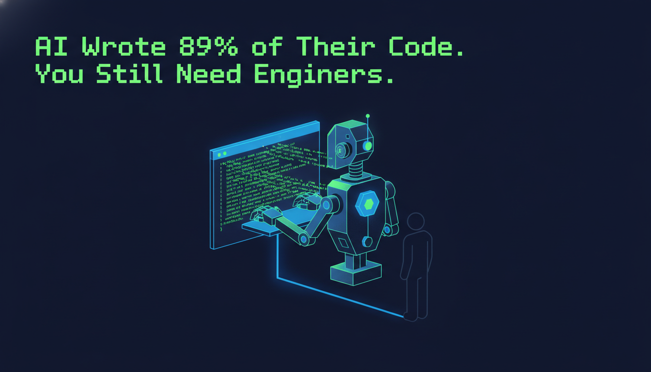 AI Wrote 89% of Their Code. You Still Need Engineers.