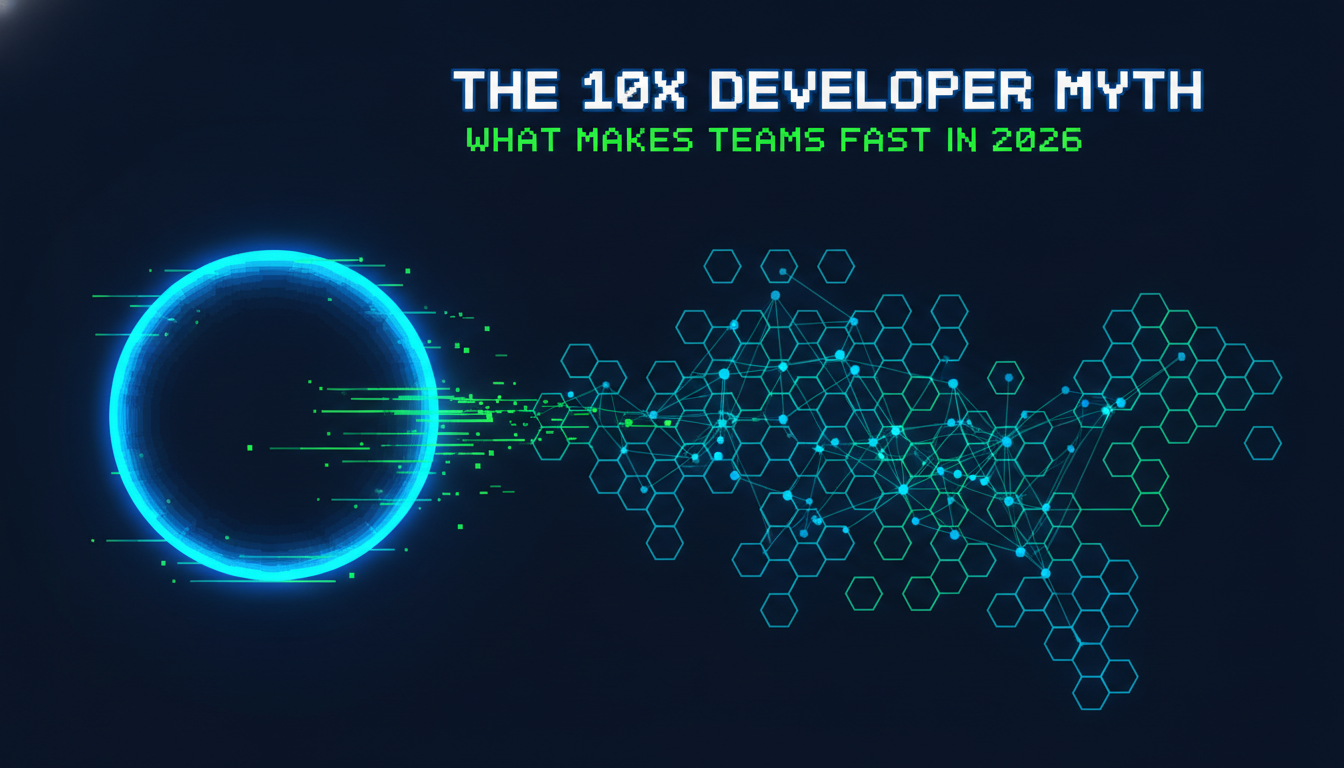 The 10x Developer Myth: What Actually Makes Teams Fast in 2026