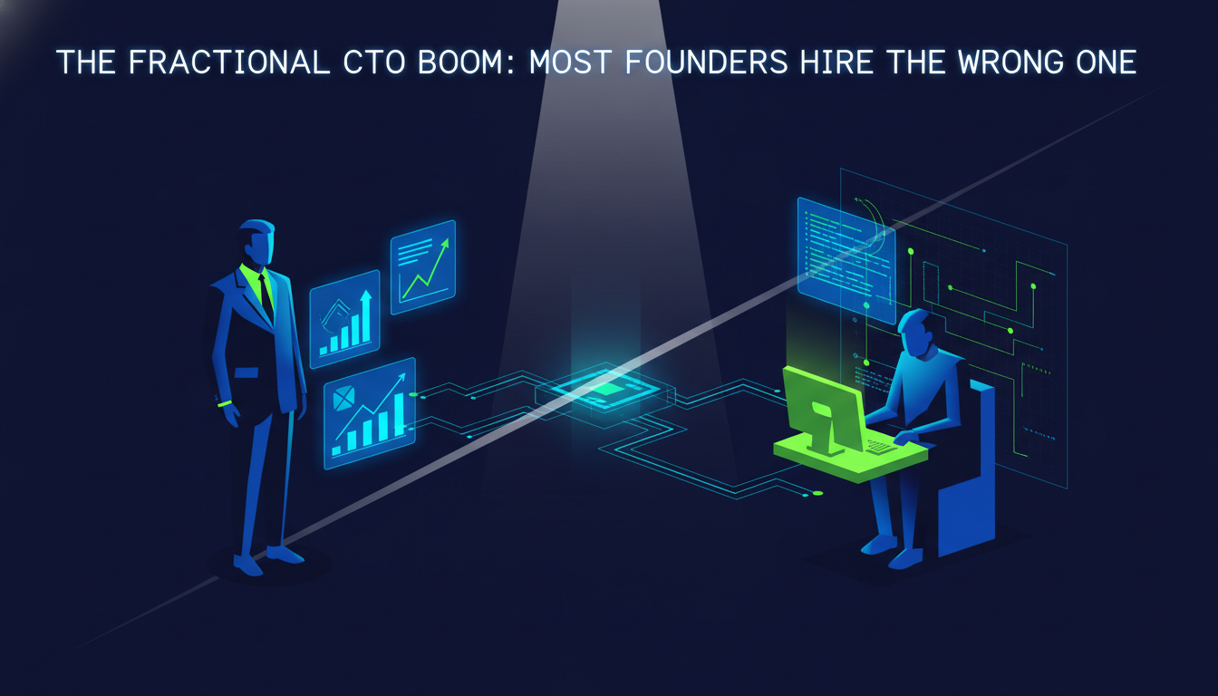 The Fractional CTO Boom: Most Founders Hire the Wrong One