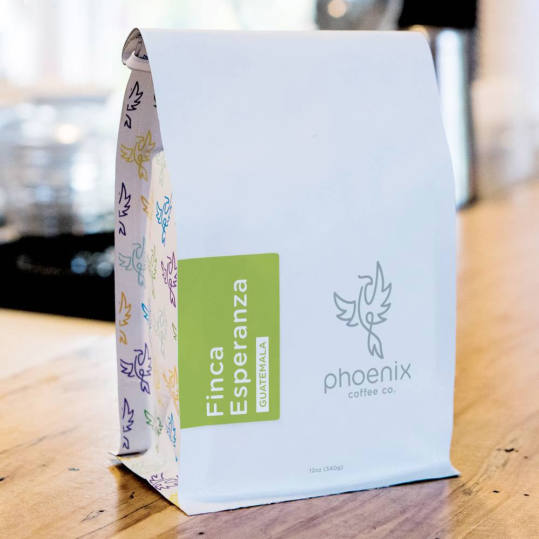 Bag of whole bean Finca Esperanza: Guatemala coffee, roasted by Phoenix Coffee Co.