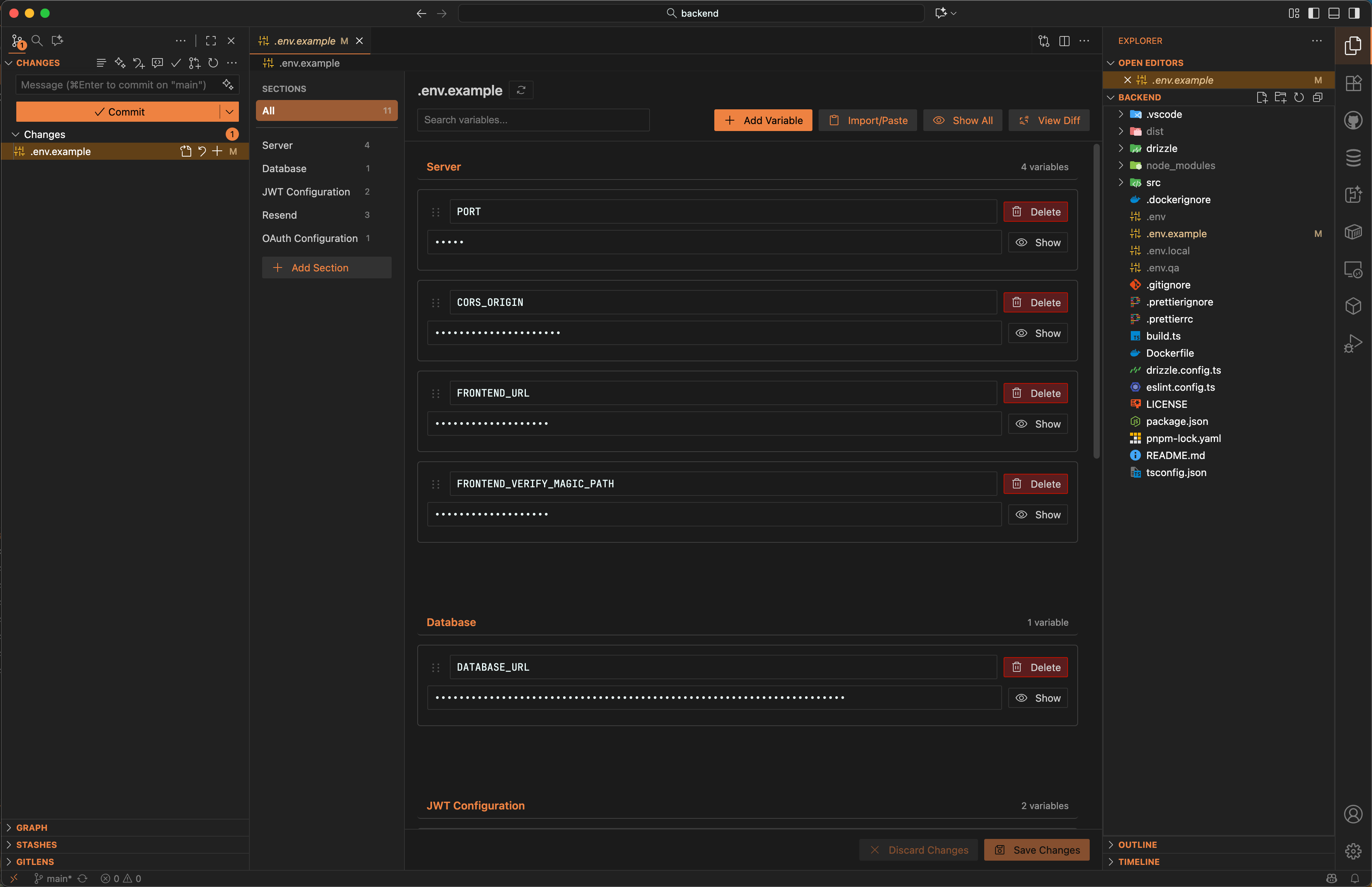Main Interface