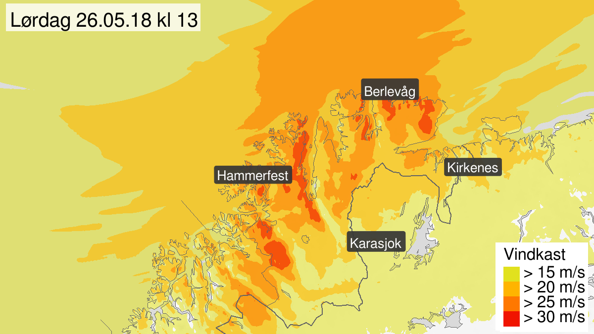 Grafiske beskrivelse av farevarslet