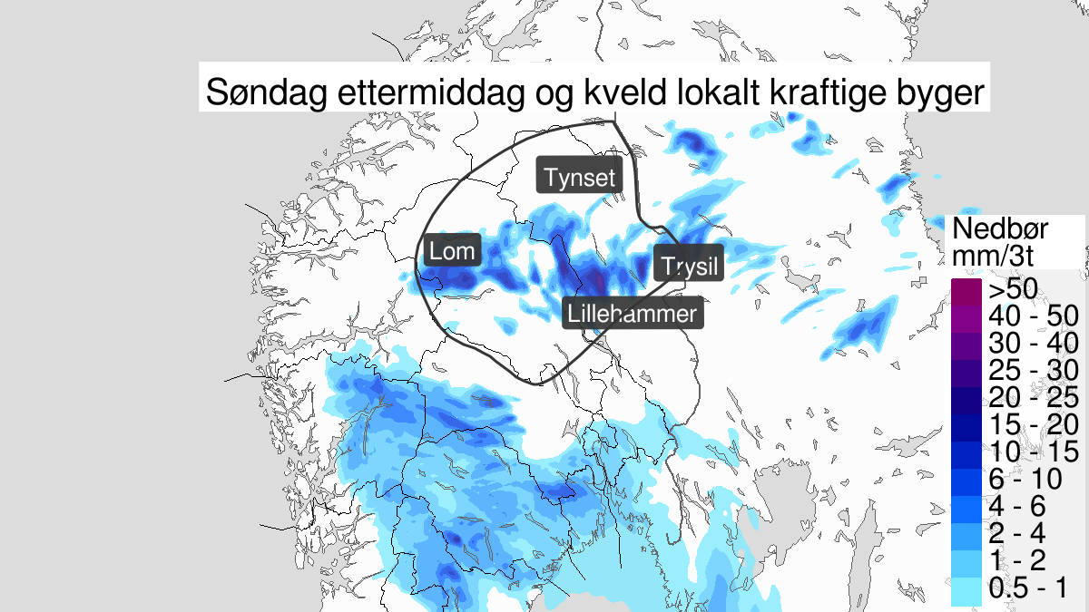 Grafiske beskrivelse av farevarslet