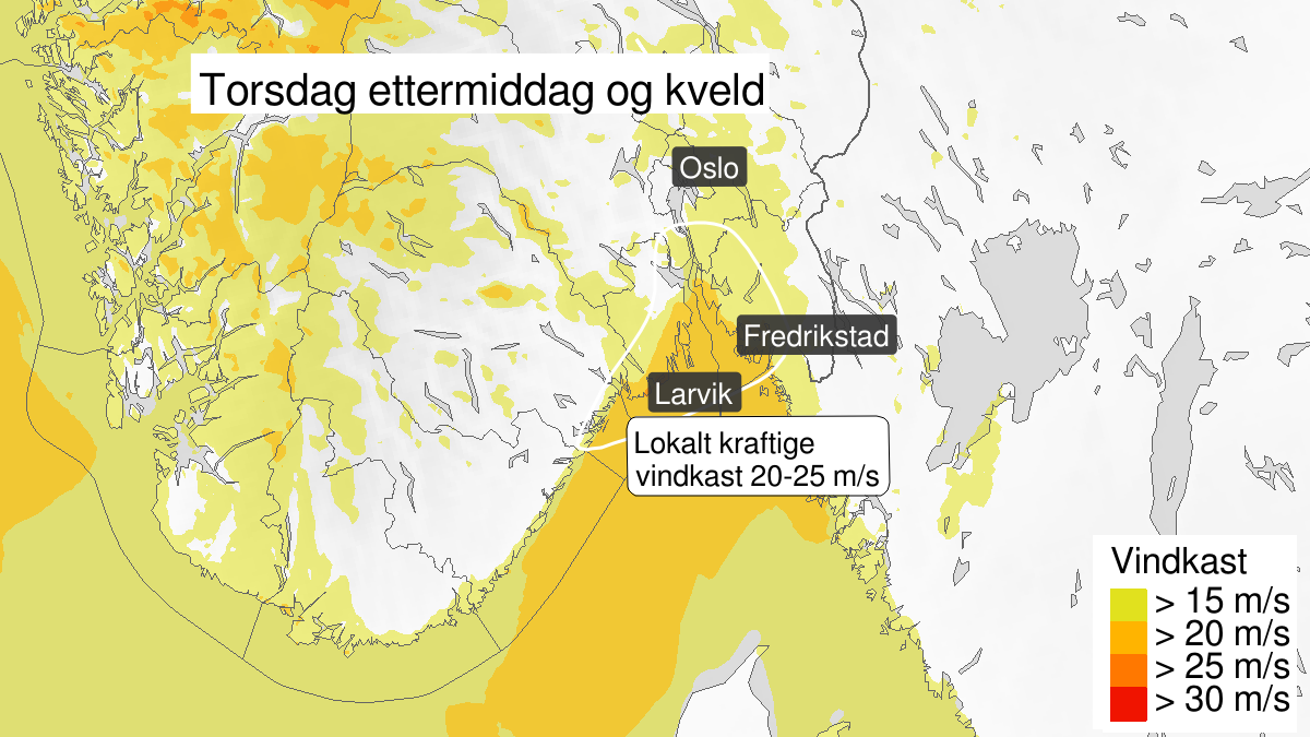 Grafiske beskrivelse av farevarslet