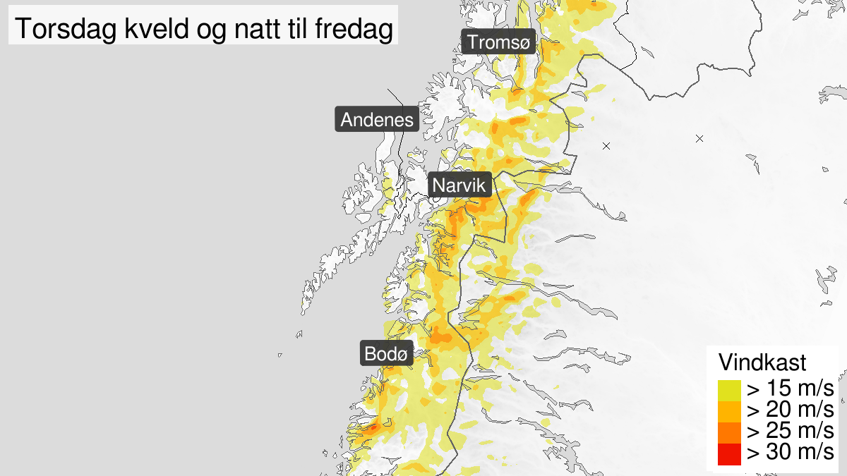 Grafiske beskrivelse av farevarslet