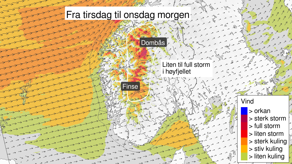 Grafiske beskrivelse av farevarslet