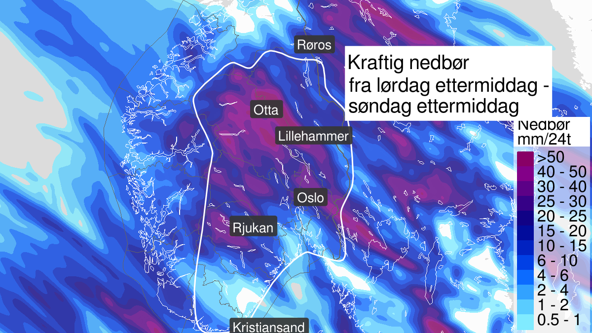 Grafiske beskrivelse av farevarslet