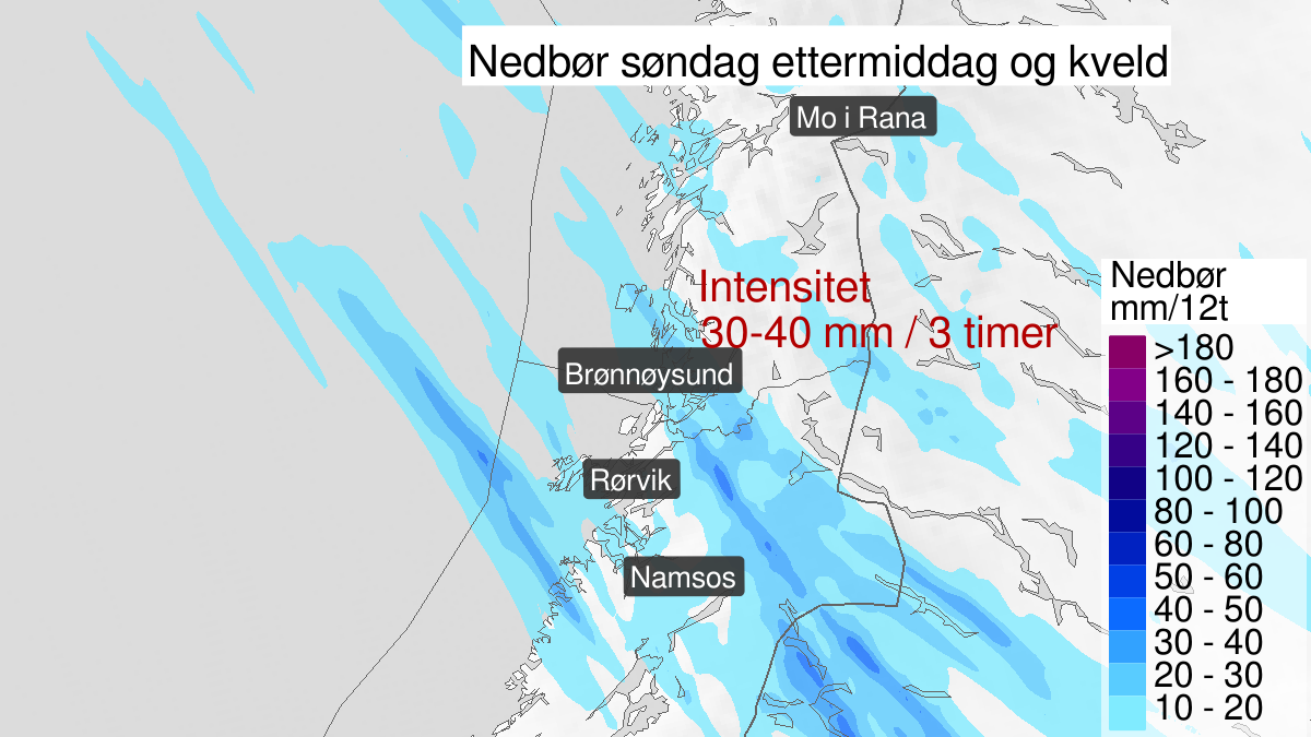 Grafiske beskrivelse av farevarslet