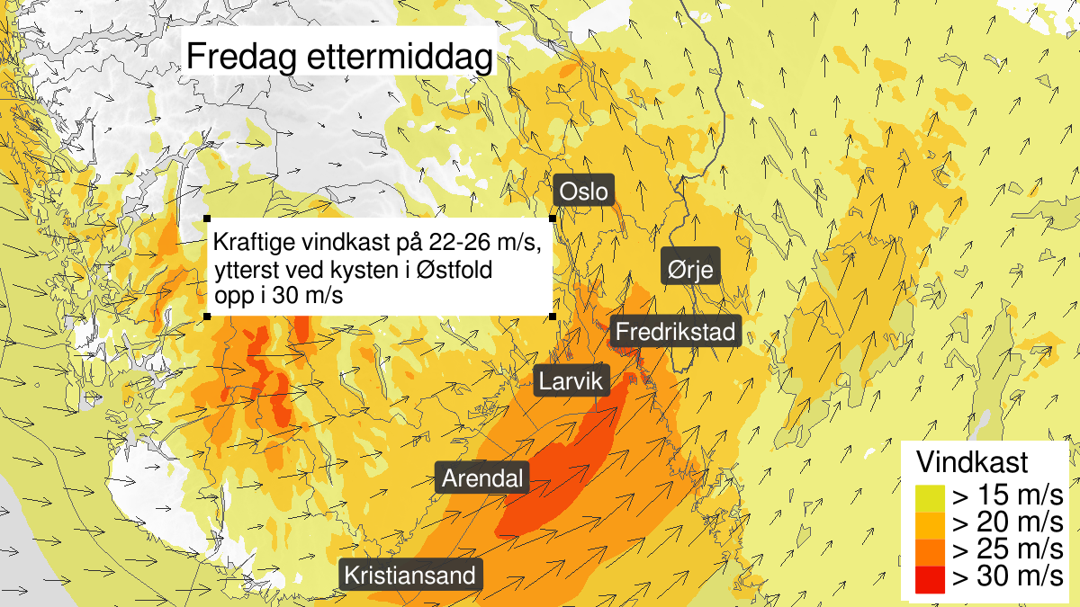 Grafiske beskrivelse av farevarslet