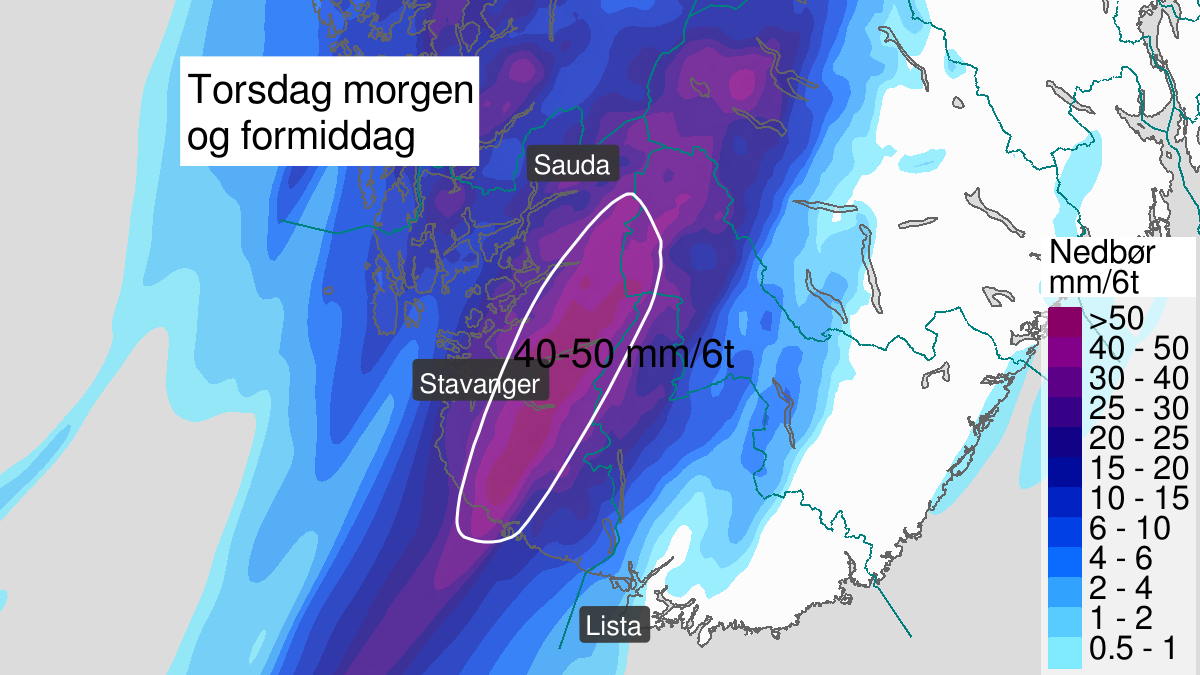 Grafiske beskrivelse av farevarslet