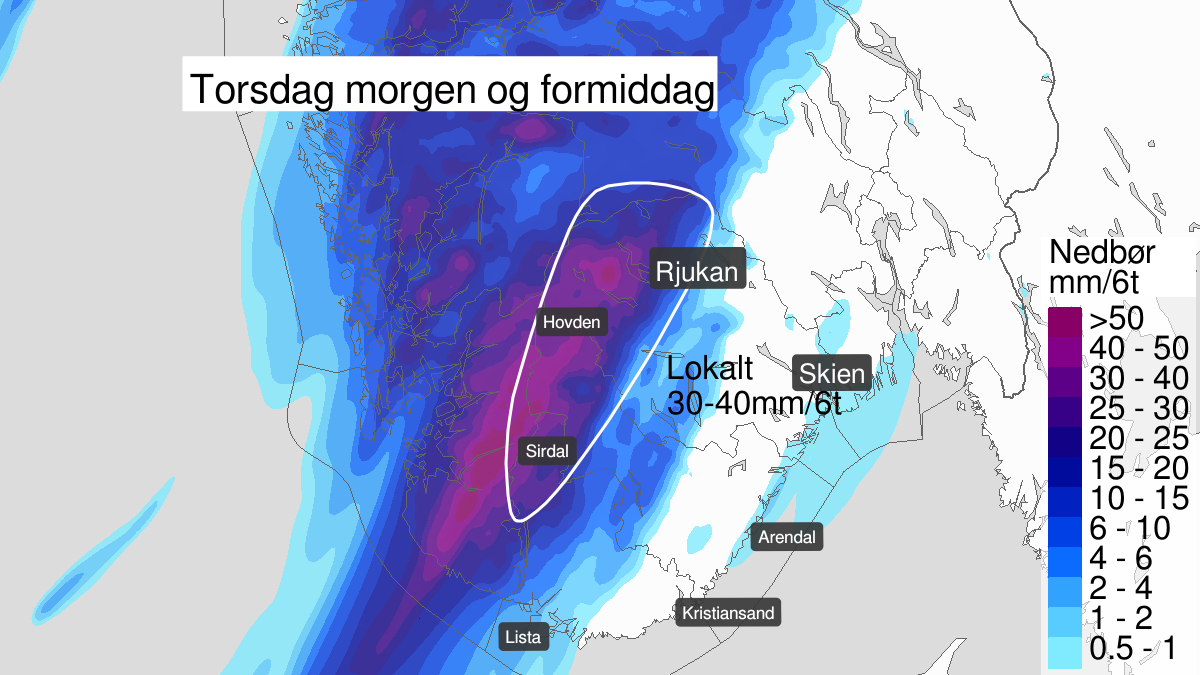 Grafiske beskrivelse av farevarslet