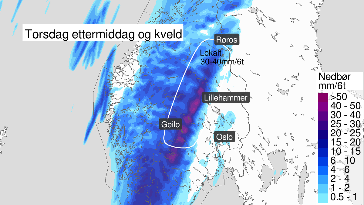 Grafiske beskrivelse av farevarslet