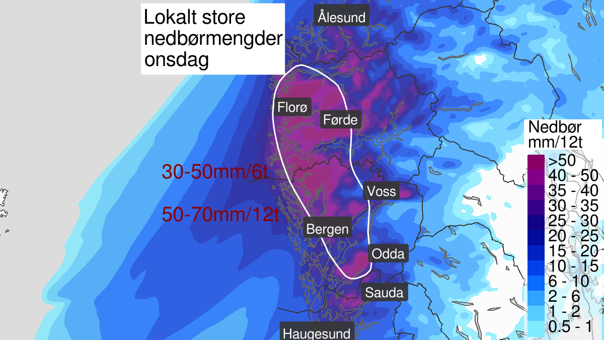 Grafiske beskrivelse av farevarslet