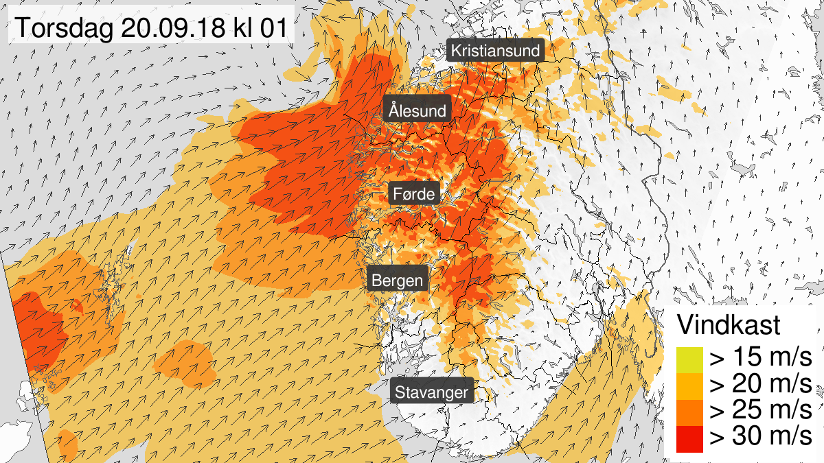 Grafiske beskrivelse av farevarslet