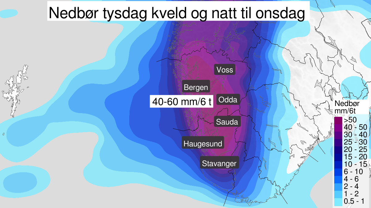 Grafiske beskrivelse av farevarslet