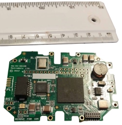 Miniturised version of an Ethernet over LVDS converter to be mounted on a customers own product