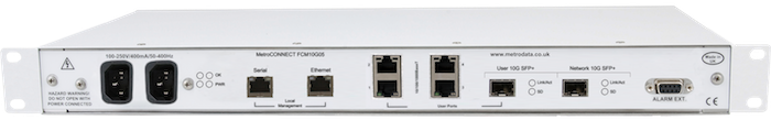Rear: FCM10G05 Ethernet Demarcation Device
