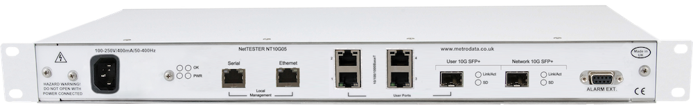 NetTESTER: NT10G05 Embedded LAN / WAN Testing and Monitoring
