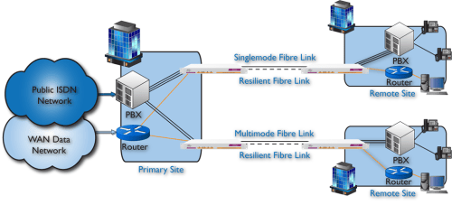 Emux: extending multiple voice & data services over fibre