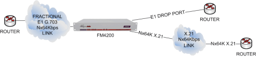 FM4200 to converge sub-rate services