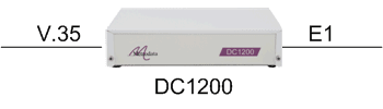 DC1200 as an E1 G.703 to 2.048Mbps V.35 converter