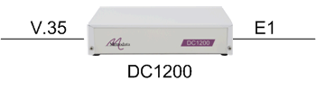DC1200 as an E1 G.703 to 2.048Mbps V.35 converter